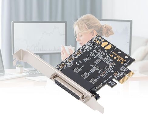 PCIe R232 Serial Adapter Card, 4 Port RS232 PCI Express Serial Card with ASIX AX99100 Chip, Supports 7 8 10 11, in Saudi Arabia