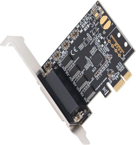 PCIe R232 Serial Adapter Card, 4 Port RS232 PCI Express Serial Card with ASIX AX99100 Chip, Supports 7 8 10 11, in Saudi Arabia