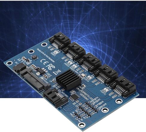 Yctze 3.0 1 to 5 Ports Hard Disk Adapter Converter with 6Gbps Interface, Multiplier Riser Support PM, Expansion Card for Port Multiplier in Saudi Arabia