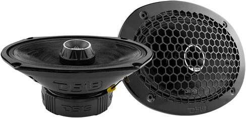 DS18 2X PRO-ZT69 6x9 بوصة 2 Way Pro Audio Midio Medio Medio مع مكبرات الصوت المدمجة في الرصاص ، 4 أوهام ، 550 واط كحد أقصى ، 275W RMS-شواية Mesh Mesh Black Mesh (2 مكبرات صوت) in Saudi Arabia