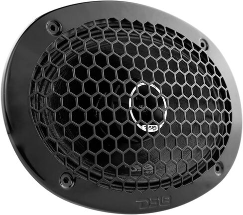 DS18 2X PRO-ZT69 6x9 بوصة 2 Way Pro Audio Midio Medio Medio مع مكبرات الصوت المدمجة في الرصاص ، 4 أوهام ، 550 واط كحد أقصى ، 275W RMS-شواية Mesh Mesh Black Mesh (2 مكبرات صوت) in Saudi Arabia