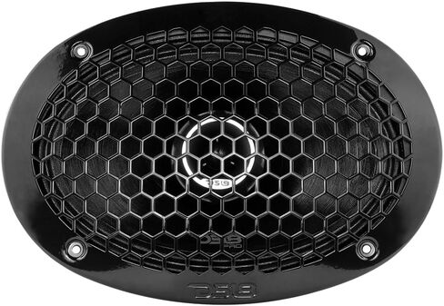 DS18 2X PRO-ZT69 6x9 بوصة 2 Way Pro Audio Midio Medio Medio مع مكبرات الصوت المدمجة في الرصاص ، 4 أوهام ، 550 واط كحد أقصى ، 275W RMS-شواية Mesh Mesh Black Mesh (2 مكبرات صوت) in Saudi Arabia