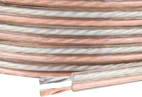 1 PC 8GA Audio Audio Speaker Zip Cable Auto Home Stereo Amplifier - 80ft in Saudi Arabia