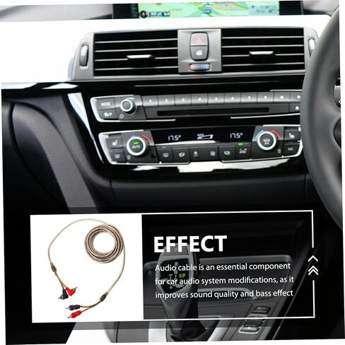 Ciieeo Car Audio Audio Cable Wire Pure Copper Speaker for Amplifier و SPOOFER Low Signal Loss VIRGEN in Kuwait