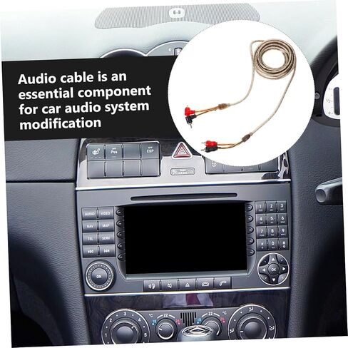 Ciieeo Car Audio Audio Cable Wire Pure Copper Speaker for Amplifier و SPOOFER Low Signal Loss VIRGEN in Kuwait