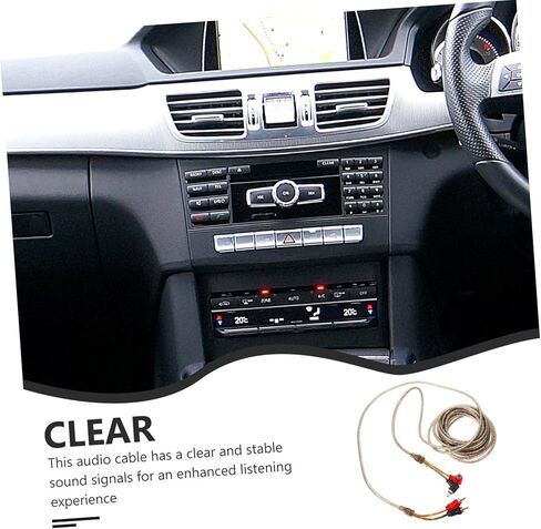 Ciieeo Car Audio Audio Cable Wire Pure Copper Speaker for Amplifier و SPOOFER Low Signal Loss VIRGEN in Kuwait