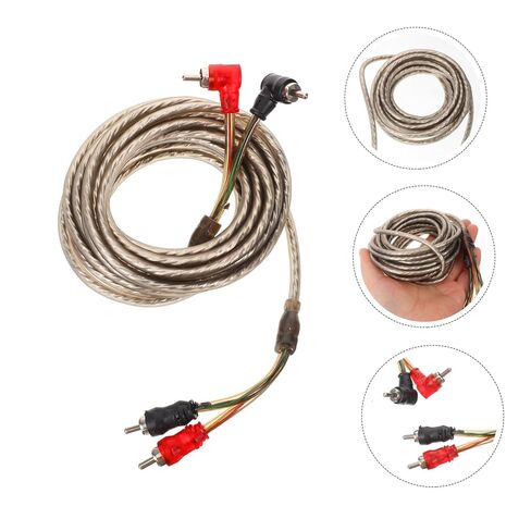 BESTYASH Car Audio Amplifier Cable Pure Copper Speaker Wire for Enhanced Sound Quality Low Signal Loss for Car Subwoofer and Power Amplifier Upgrades in Kuwait