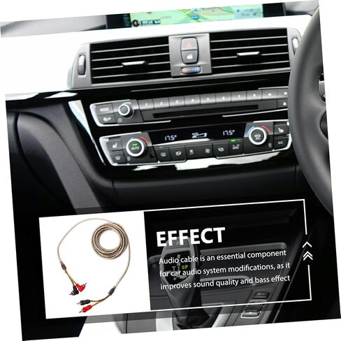 BESTYASH Car Audio Amplifier Cable Pure Copper Speaker Wire for Enhanced Sound Quality Low Signal Loss for Car Subwoofer and Power Amplifier Upgrades in Kuwait