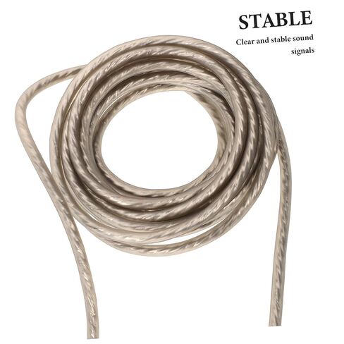 BESTYASH Car Audio Amplifier Cable Pure Copper Speaker Wire for Enhanced Sound Quality Low Signal Loss for Car Subwoofer and Power Amplifier Upgrades in Kuwait