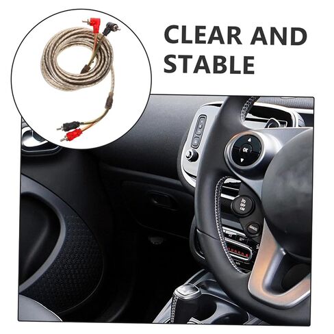 BESTYASH Car Audio Amplifier Cable Pure Copper Speaker Wire for Enhanced Sound Quality Low Signal Loss for Car Subwoofer and Power Amplifier Upgrades in Kuwait