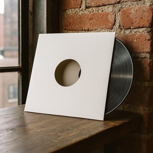 500 - Pack White Paper Vinyl Record الأكمام الداخلية مقاس 12 بوصة LP in Saudi Arabia