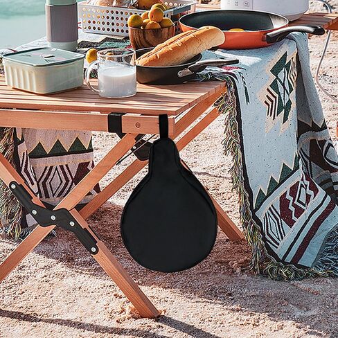 2pcs Lightweight Cast Iron Skillet Bags for 8/10/12in Pans – Waterproof with Hanging Loop, Camping Storage in Saudi Arabia