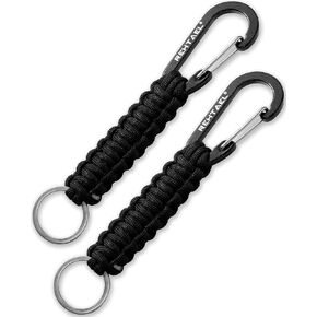 Carabiner Key Chain, Braided Paracord Rope Keychain Clip, Heavy Duty Keychain Lanyard for Backpack Camping Hiking in Saudi Arabia