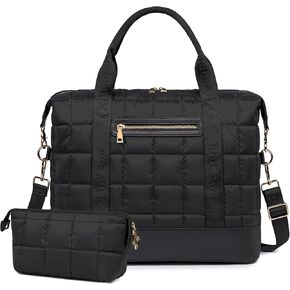 Bluboon Travel Tote Bags with Zipper Ladies Canvas Bag Weekender Overnight Bag for Women Carry on Duffel Bag Trolley Sleeve in Saudi Arabia