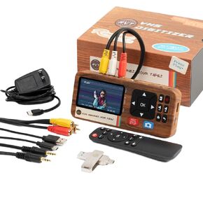RVT Digitizer 3.0 – VHS to Digital Converter | Convert VHS to Phone & TV Instantly | Works with iPhone & Android USB-C | No Computer Needed | Includes 32GB USB, Screen, HDMI Out | Hi8 Camcorder to MP4 in Saudi Arabia