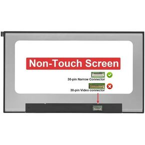 Screen Replacement for Dell Inspiron 15 7510 7520 15.6" FHD 1920x1080 30 Pins Narrow Connector LCD Non-Touch Screen Display Panel in Saudi Arabia