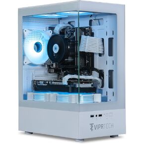 كمبيوتر ألعاب VIPRTECH Stryker 4.0، Ryzen 7، RTX 5060 8GB، 16GB/1TB، أسود in Kuwait