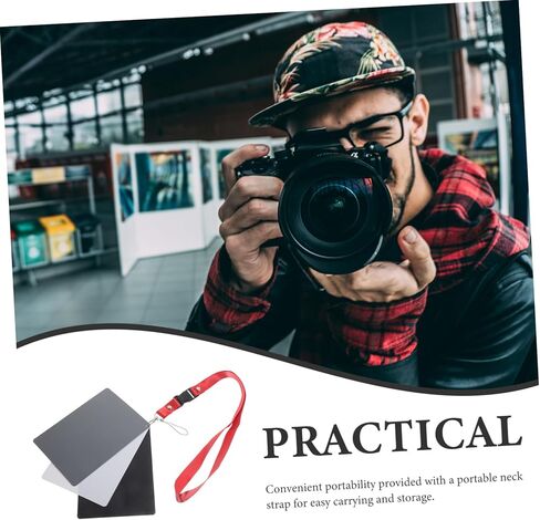 Angoily 18degree Portable Photography Colors Neutral Grey Camera Exposure Checker in Saudi Arabia