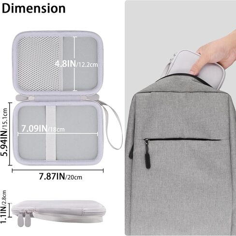 co2CREA Hard Travel Case Replacement for Apple Magic Trackpad (White Case) in Saudi Arabia
