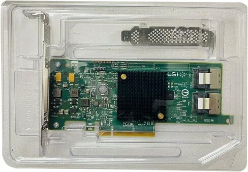 LSI 9207-8I بطاقة تحكم RAID 6GBS SAS SATA PCI-E 3.0 HBA IT MODE CARD in Kuwait