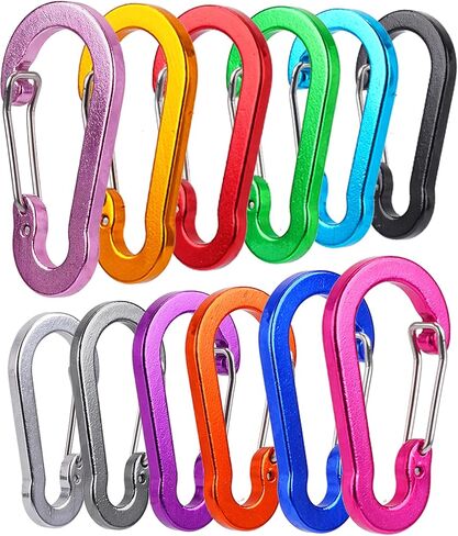 مقاطع carabiner من الألومنيوم متعددة الحزم ، 2 "ربيع خفيفة للغاية وقفل للمفاتيح والمشي لمسافات طويلة والأنشطة الخارجية in Saudi Arabia
