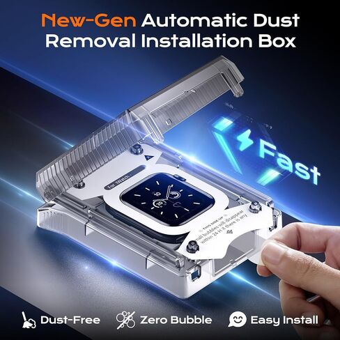 6 حزمة لـ Apple Watch Series 9 8 7 شاشة واقي 45 مم HD Film Soft EPU [NOT GLASS] IWatch Protector يسهل تثبيت الشفاء الذاتي المضاد للخدش 0 Bubble HD Touch Sensitive in Kuwait