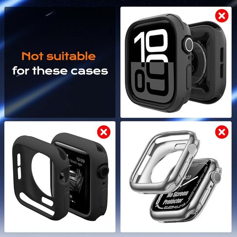 6 حزمة لـ Apple Watch Series 9 8 7 شاشة واقي 45 مم HD Film Soft EPU [NOT GLASS] IWatch Protector يسهل تثبيت الشفاء الذاتي المضاد للخدش 0 Bubble HD Touch Sensitive in Kuwait