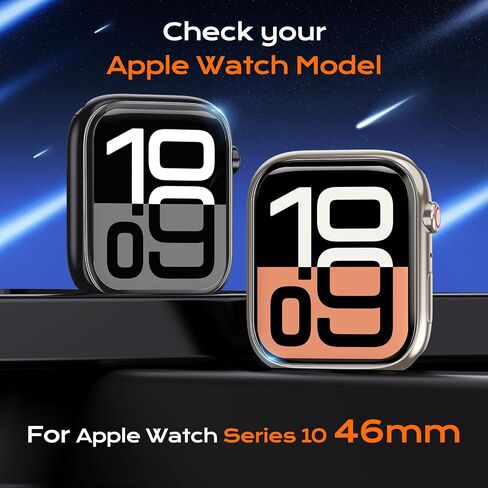 6 pack for Apple Watch Series 9 8 7 Screen Protector 45mm HD Soft EPU Film [Not Glass] iWatch Protector Easy to Install Self-Healing Anti Scratch 0 Bubble HD Touch Sensitive in Kuwait