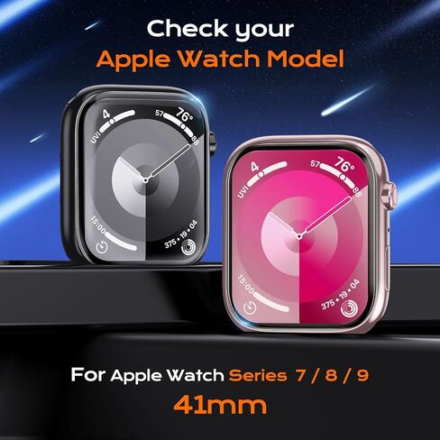 6 حزمة لـ Apple Watch Series 9 8 7 شاشة واقي 45 مم HD Film Soft EPU [NOT GLASS] IWatch Protector يسهل تثبيت الشفاء الذاتي المضاد للخدش 0 Bubble HD Touch Sensitive in Kuwait