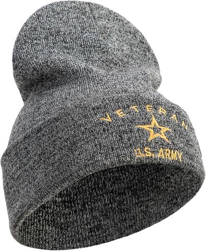e4Hats.com US Army Veteran Military Embroidered Long Beanie in Saudi Arabia