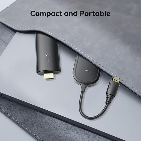 2025 ترقية اللاسلكي اللاسلكي HDMI 4K ، 2160p 30Hz ، 165 قدم/50 مترًا ، مخرجات الفيديو عالية الدقة ، قابس وتشغيل 5G+2.4G للفيديو والصوت لمراقبة من جهاز الكمبيوتر/المربع/مربع التلفزيون in Saudi Arabia