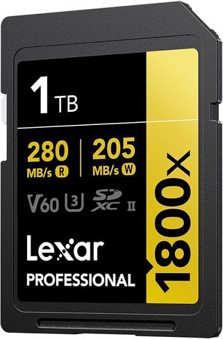Lexar Gold Series Professional 1800x 1TB UHS-II SDXC Card in Saudi Arabia