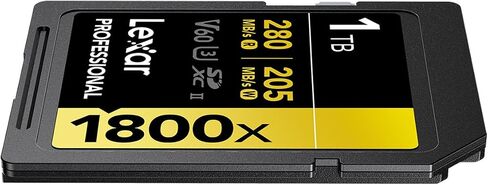 Lexar Gold Series Professional 1800x 1TB UHS-II SDXC Card in Saudi Arabia