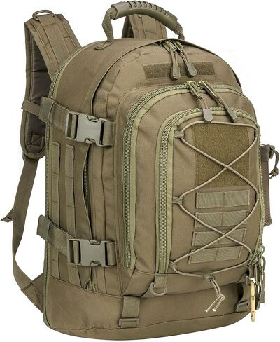 Miramrax Tactical Backpack Military Army Daypack - Assault Pack for Men Molle Backpacks Bug Out Bag 3 Day Pack for Hiking Camping Travel Hunting Rucksack Trekking Black in Saudi Arabia