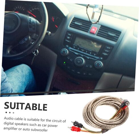 كبل مضخم صوت Car Cable Subwofer Subwofer Pure لنقل عالي لعملية نقل مكبر صوت مكبر صوت مكبر صوت سهلة التثبيت سهلة التثبيت in Kuwait