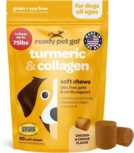 Dog Allergy Relief Chews - Boosting Immunity & Providing Seasonal Allergy Support for Canines - Dog Allergy Treats with Probiotics, Colostrum, Omega-3, & Apple Cider Vinegar - 90 Zesty Cheese Chews in Kuwait