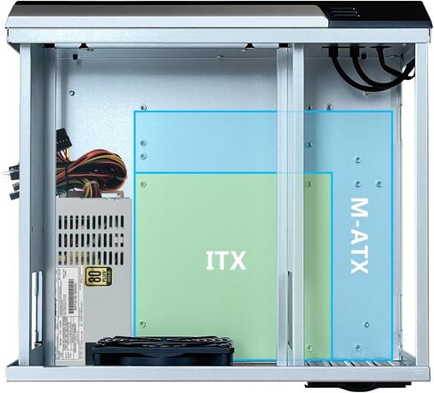 Generic Zhenloonog-X86 8 Bay Disk Disk Drive Hot Swappble NAS Case Server هيكل تخزين 12 جيجا بايت SFF8643 دعم MATX/ITX MB مع تعزيز ENP7140B 400W Flex PSU/USB3.0 * 2 2 in Saudi Arabia