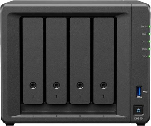 Synology - DP340 - Synology ActiveProtect AppliancenDP340 Cyber-Resilient Data Protection Solution for Endpoints NAS in Saudi Arabia