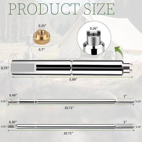 Check Valve Removal Wrench Compatible with Coleman Lantern Stove – Professional Tool for Easy Valve Removal, Tool Tips Made with High-Strength Alloy Material, Fits 200A, 220, 222, 226, 228 More Models in Kuwait