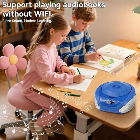 Gueray CD Player Boombox: مشغلات الراديو الأقراص المضغوطة مع مكبرات صوت هوم صوتي FM Radio Aux الدعم الدعم مدخلات وضع التشغيل وضع التشغيل Prog Progr. in Kuwait