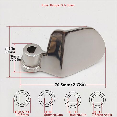 Bread Dough Stirrer Metal Bread Maker Accessories Bread Maker Paddles Stainless Steel Texture Bread Machine Attachments in Saudi Arabia