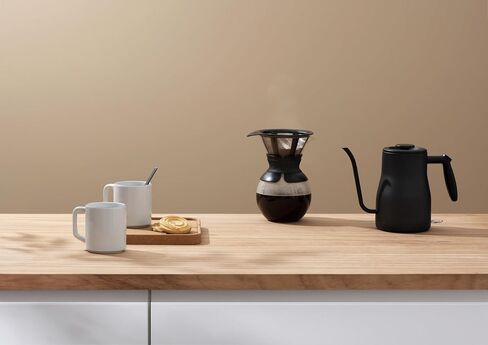 Bodum 34oz Bistro Gooseneck Electric Water Kettle, Pour Over Coffee & Tea, Brushed Stainless Steel in Saudi Arabia