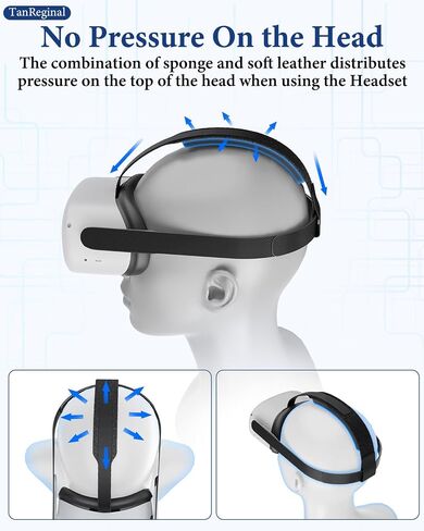Head Strap for 0culus Quest 2, Replacement HeadStrap Compatible with Met-a Quest 2, Vr Headset Strap for Me-ta 0culus Quest2 Accessories（Black） in Kuwait