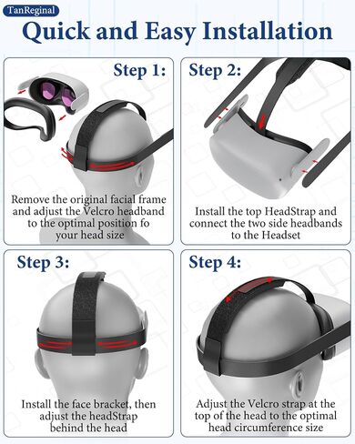 Head Strap for 0culus Quest 2, Replacement HeadStrap Compatible with Met-a Quest 2, Vr Headset Strap for Me-ta 0culus Quest2 Accessories（Black） in Kuwait