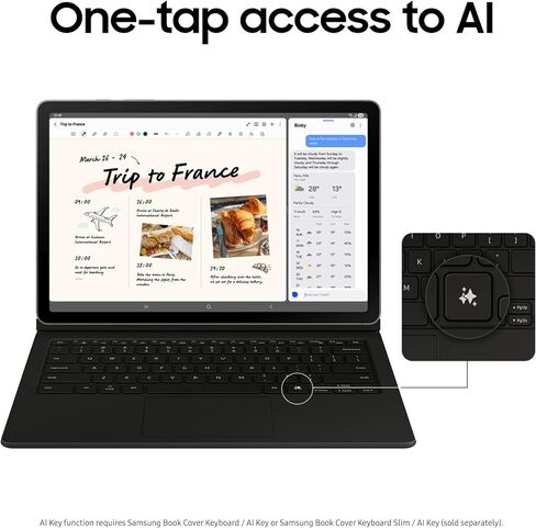 Samsung Galaxy Tab S10 Lite + غطاء كتاب ذكي ، ذاكرة الوصول العشوائي 6 جيجا بايت ، 128 جيجابايت ، 2 تيرابايت ، عمر بطارية طويل ، 10.9 بوصة ، قلم S لتدوين الملاحظات ، exynos 1380 ، دائرة للبحث ، أدوات الذكاء الاصطناعي ، رمادي in Saudi Arabia