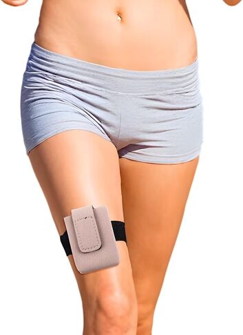 Insulin Pump Holder - Compatible with t:Slim/t:Slim X2 - Adjustable Diabetic Pump Case - Diabetic Insulin Pump Belts Armband for Adults & Kids - Diabetic Pouch Belt for Sports (S Arm) in Kuwait