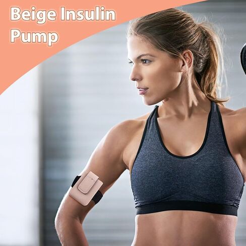 حامل مضخة الأنسولين - متوافق مع t:Slim/t:Slim X2 - حقيبة مضخة السكري القابلة للتعديل - أحزمة مضخة الأنسولين لمرضى السكري للبالغين والأطفال - حزام الحقيبة لمرضى السكري للرياضة (الساق M) in Saudi Arabia