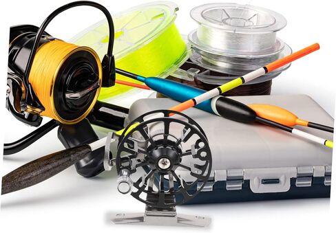 Creative Ice Fishing Reel with Slip Handle Durable Full Metal Construction Thick Cast Ring for Low Resistance Strong Performance for River and Lake Fishing in Saudi Arabia