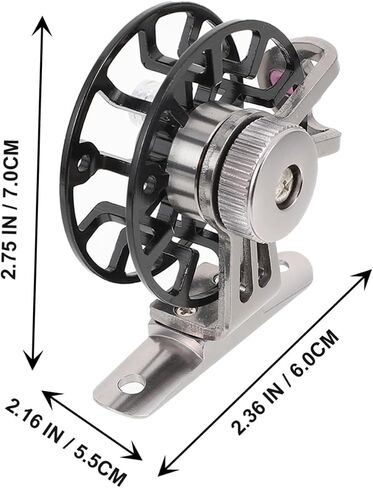 Creative Ice Fishing Reel with Slip Handle Durable Full Metal Construction Thick Cast Ring for Low Resistance Strong Performance for River and Lake Fishing in Saudi Arabia
