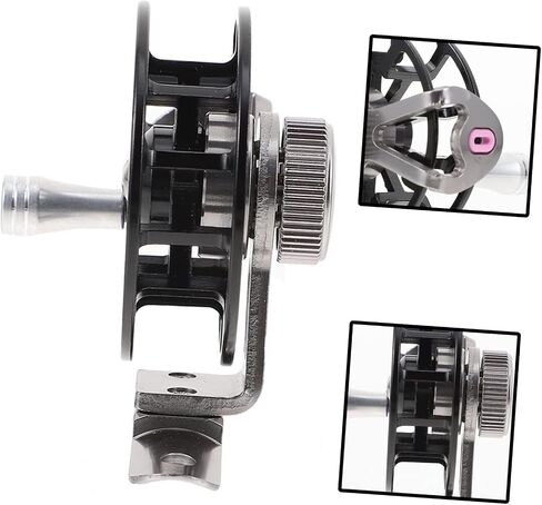 Creative Ice Fishing Reel with Slip Handle Durable Full Metal Construction Thick Cast Ring for Low Resistance Strong Performance for River and Lake Fishing in Saudi Arabia